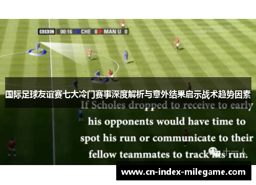 国际足球友谊赛七大冷门赛事深度解析与意外结果启示战术趋势因素